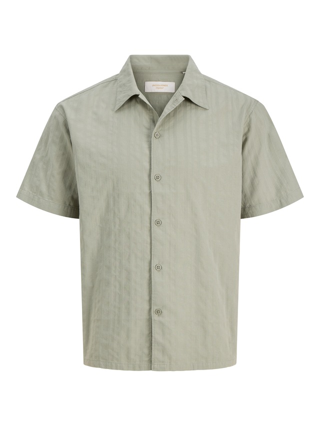 Jack & Jones Kurzarmhemd »JORRIVIERA TEXTURE SHIRT SS« mit Hemdkragen