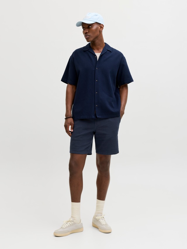 Jack & Jones Jogginghose »JPSTJAIDEN WAFFLE RESORT SHORT REG« mit elastischem Bund