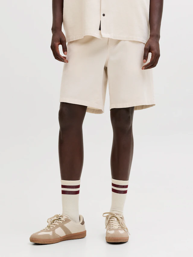Jack & Jones Jogginghose »JPSTJAIDEN WAFFLE RESORT SHORT REG« mit elastischem Bund