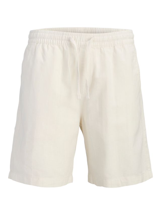 Jack & Jones Bermudas »JPSTJAIDEN SUMMER LINEN BLEND STRIPE REG« mit elastischem Bund