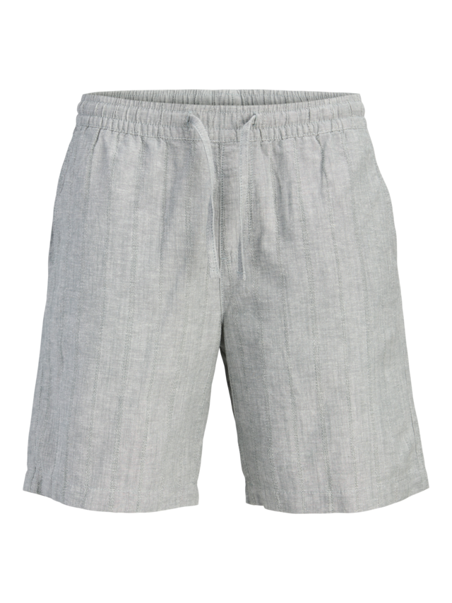 Jack & Jones Bermudas »JPSTJAIDEN SUMMER LINEN BLEND STRIPE REG« mit elastischem Bund