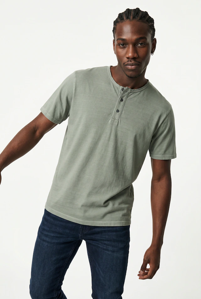 Jack & Jones T-Shirt »JPRBLUAMAN SS HENLEY TEE SMU«