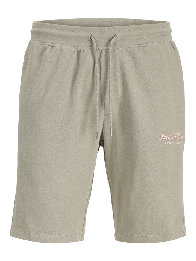 Jack & Jones Laufhose »JPSTGORDON ARCHIVE COLOR SWEAT SHORT MID« mit Logo Schriftzug