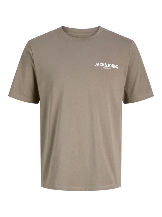 Jack & Jones T-Shirt »JPRBLAOSCAR SS TEE FST« mit Logo Schriftzug