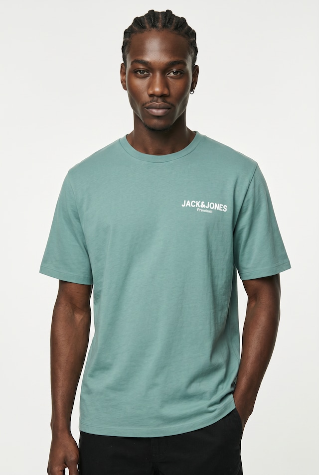 Jack & Jones T-Shirt »JPRBLAOSCAR SS TEE FST« mit Logo Schriftzug
