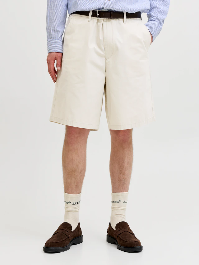 Jack & Jones Chinoshorts »JPSTKARL DREW CHINO SHORTS MID« Baumwolle, locker geschnitten