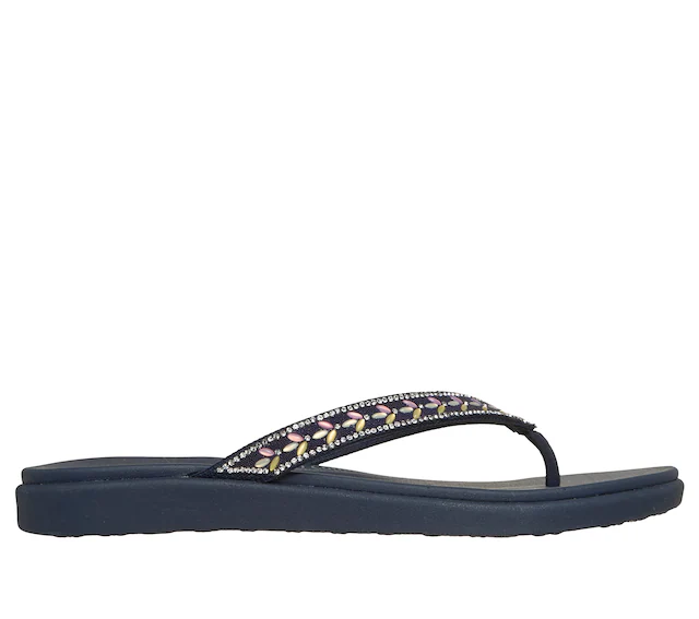 Skechers Zehentrenner »MEDITATION LUXE-« Strandschuh, Sommerschuh, Badeschuh mit Glitzersteinchen