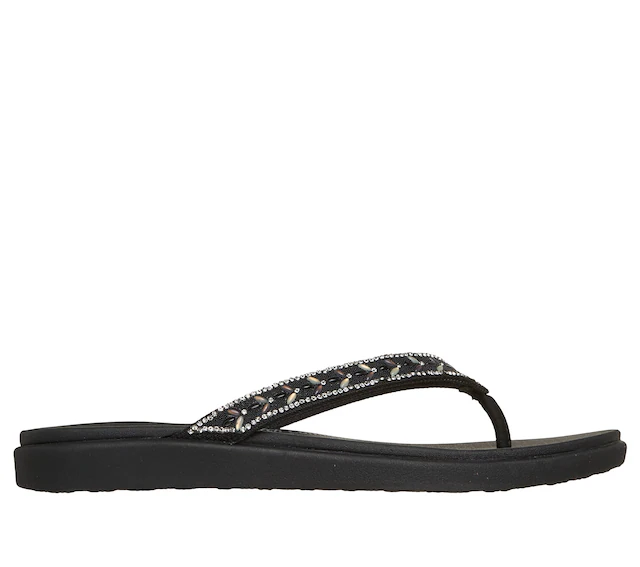 Skechers Zehentrenner »MEDITATION LUXE-« Strandschuh, Sommerschuh, Badeschuh mit Glitzersteinchen