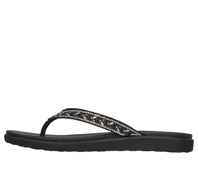 Skechers Zehentrenner »MEDITATION LUXE-« Strandschuh, Sommerschuh, Badeschuh mit Glitzersteinchen
