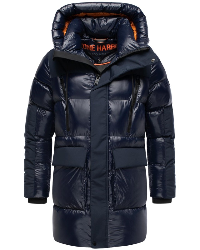Stone Harbour Kurzmantel »Nelioon XX« Gesteppter Wintermantel mit Kapuze