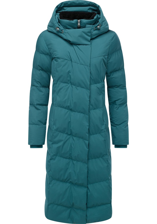 Ragwear Wintermantel »Pavla Long Soft YOUMODO« Wasserdichter Steppmantel mit Kuschelkragen