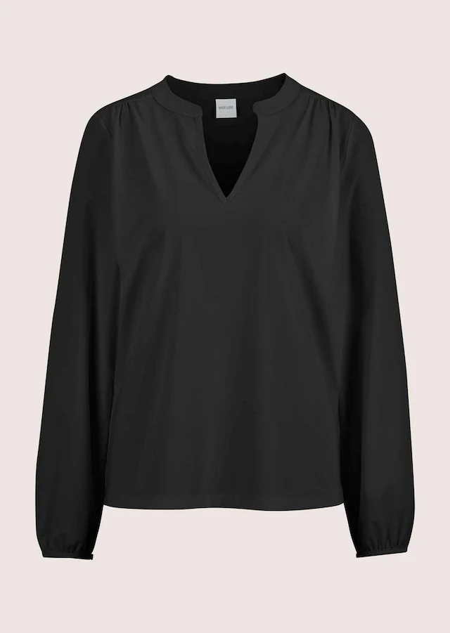 MADELEINE Langarmbluse »Bluse Jerseybluse mit Rundhalsausschnitt« Edle Jerseyware