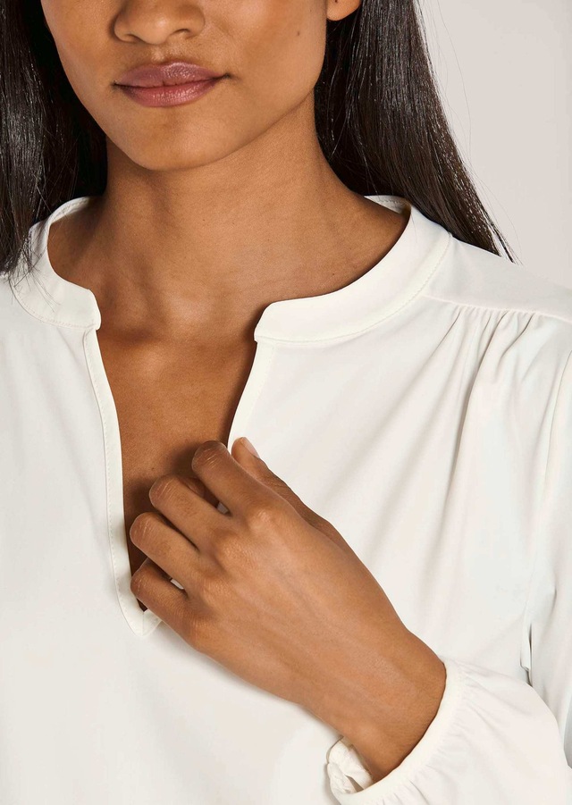 MADELEINE Langarmbluse »Bluse Jerseybluse mit Rundhalsausschnitt« Edle Jerseyware