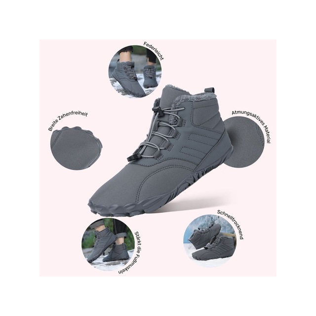 DOTALES Barfußschuh »Trekstep Barfußschuhe Winterstiefel Damen & Herren – Exklusiv &« Minimalschuhe
