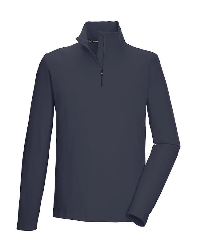 Killtec Langarmshirt »KSW 71 MN FLX SHRT« Funktionsshirt mit Stehkragen, warm, bequem, Zipper mit Kinnschutz