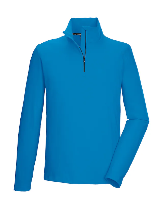 Killtec Langarmshirt »KSW 71 MN FLX SHRT« Funktionsshirt mit Stehkragen, warm, bequem, Zipper mit Kinnschutz