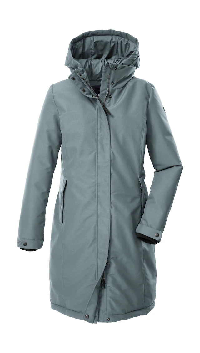 G.I.G.A. DX by killtec Funktionsmantel »GW 80 WMN CT« Wind- und wasserdichter Damenmantel mit Kapuze und 2-Wege-Zipper