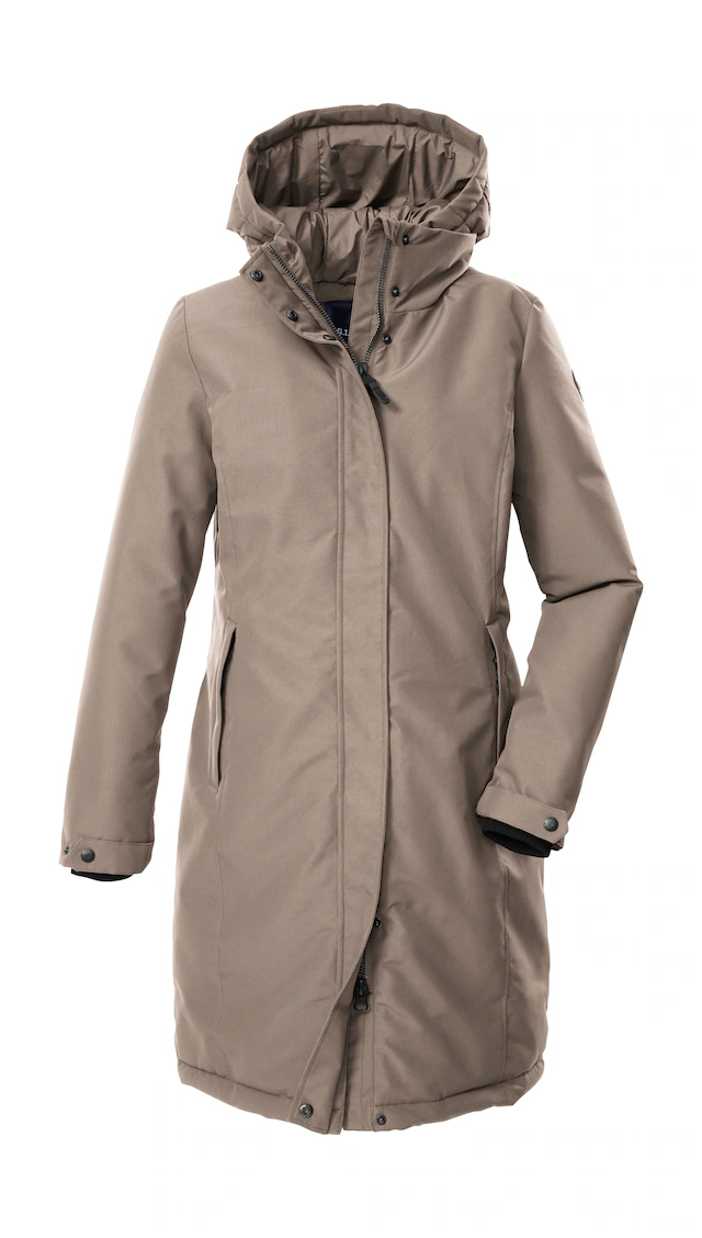 G.I.G.A. DX by killtec Funktionsmantel »GW 80 WMN CT« Wind- und wasserdichter Damenmantel mit Kapuze und 2-Wege-Zipper