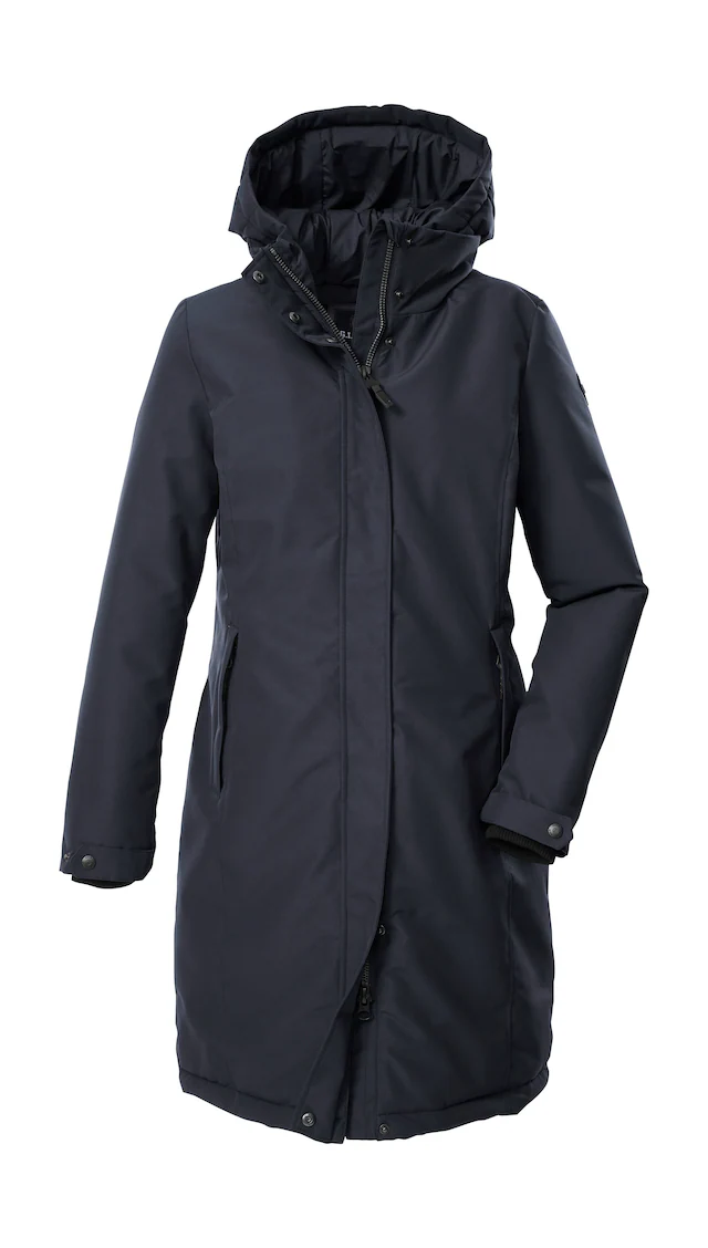 G.I.G.A. DX by killtec Funktionsmantel »GW 80 WMN CT« Wind- und wasserdichter Damenmantel mit Kapuze und 2-Wege-Zipper