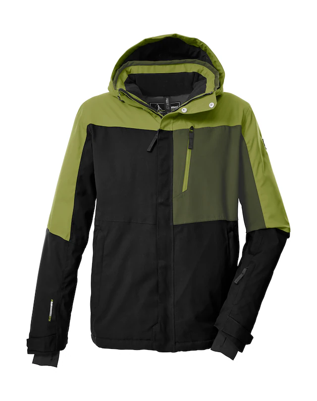 Killtec Skijacke »KSW 52 MN SKI JCKT« Wasserdichte, atmungsaktive Herrenjacke mit Schneefang und Taschen