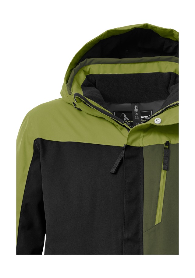 Killtec Skijacke »KSW 52 MN SKI JCKT« Wasserdichte, atmungsaktive Herrenjacke mit Schneefang und Taschen