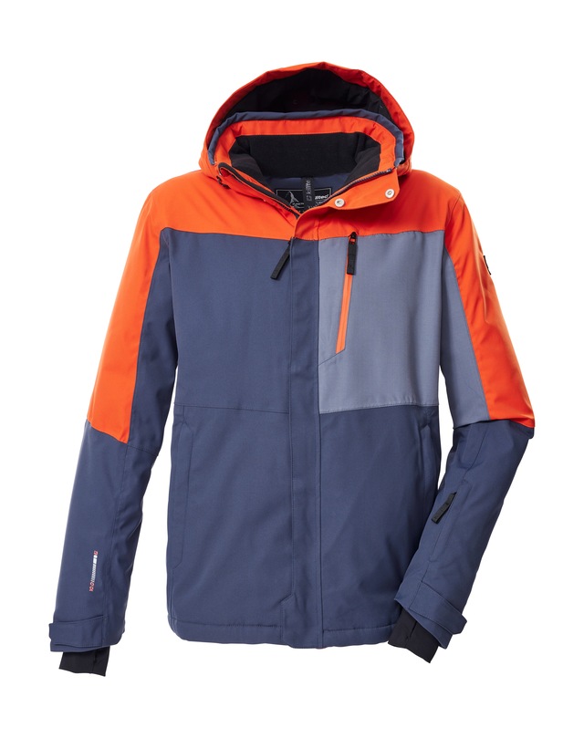 Killtec Skijacke »KSW 52 MN SKI JCKT« Wasserdichte, atmungsaktive Herrenjacke mit Schneefang und Taschen