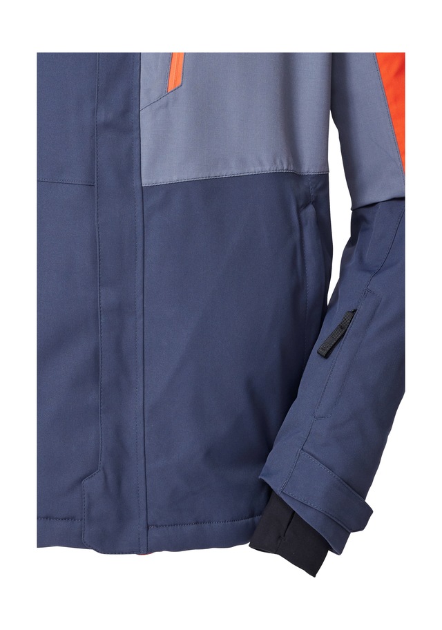 Killtec Skijacke »KSW 52 MN SKI JCKT« Wasserdichte, atmungsaktive Herrenjacke mit Schneefang und Taschen