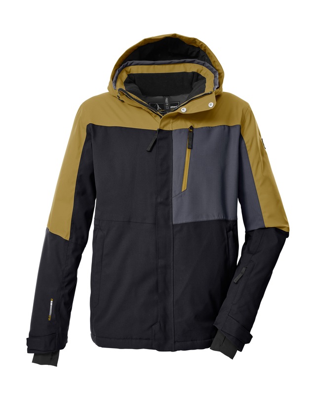 Killtec Skijacke »KSW 52 MN SKI JCKT« Wasserdichte, atmungsaktive Herrenjacke mit Schneefang und Taschen