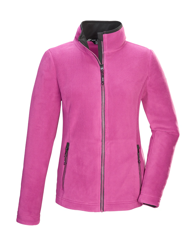 Killtec Fleecejacke »KOW 3 WMN FLC JCKT« Fleecejacke mit Stretch, Kinnschutz und verschließbaren Taschen