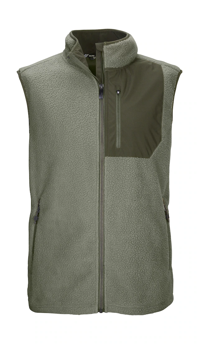 Killtec Funktionsweste »KOW 76 MN VST« Herren Sherpa Fleecejacke mit Stehkragen, Zipper-Taschen, Kinnschutz