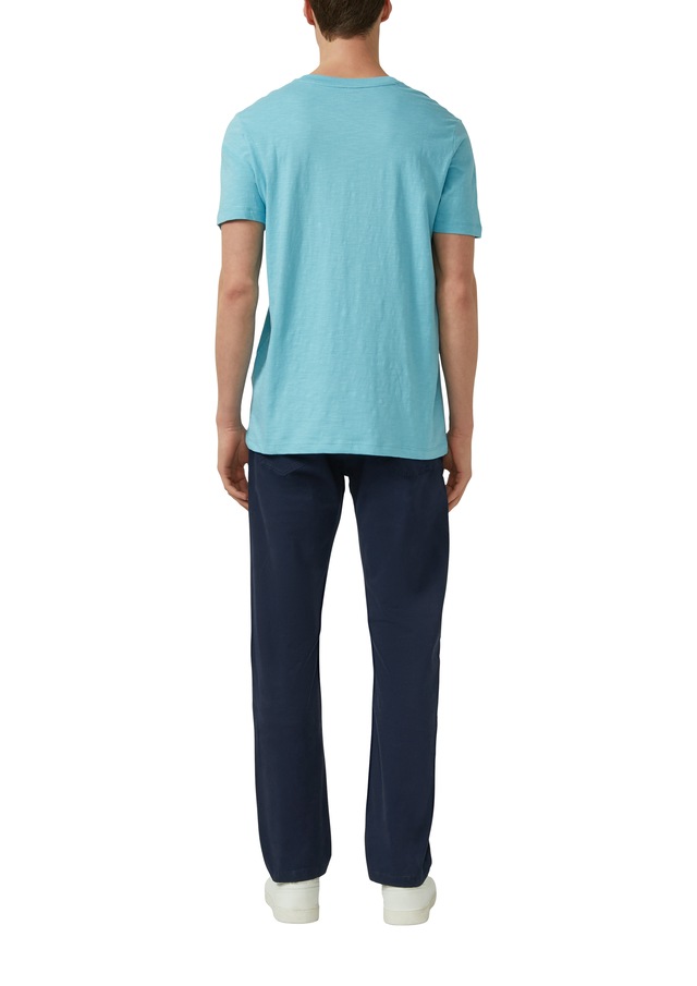 s.Oliver T-Shirt mit Henley Kragen