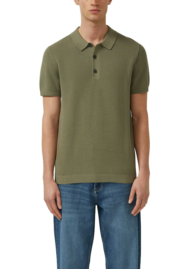 s.Oliver Polokragenpullover mit Rippbündchen