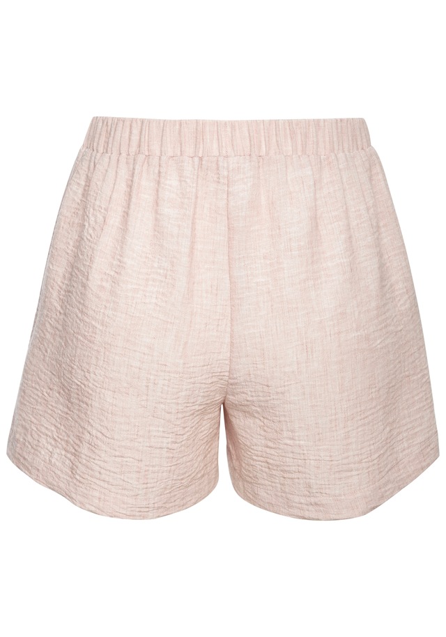 Buffalo Webshorts »aus strukturierter Webware mit Melange-Optik« kurze Sommerhose, luftige Strandshorts, sommerlich leichte Qualität