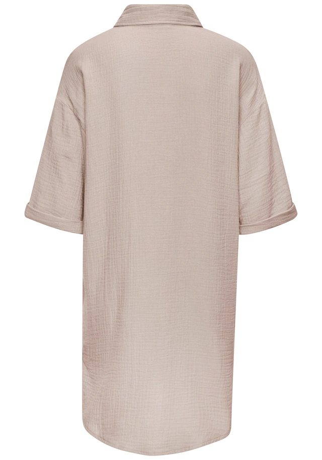 Beachtime by Lascana Longbluse »aus weicher Musselinware« lange Hemdbluse aus Musselinware, lockeres Hemdkleid, Strandkleid