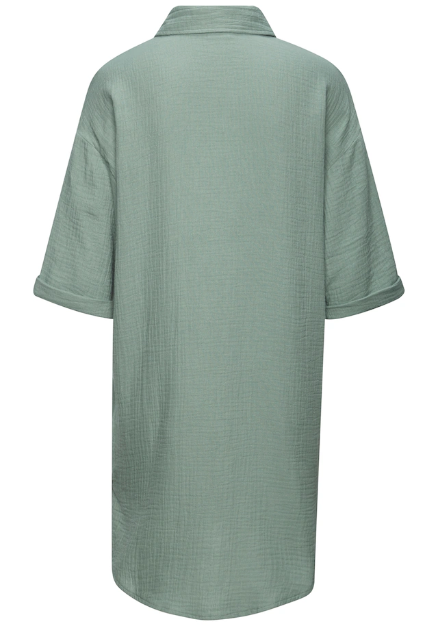 Beachtime by Lascana Longbluse »aus weicher Musselinware« lange Hemdbluse aus Musselinware, lockeres Hemdkleid, Strandkleid