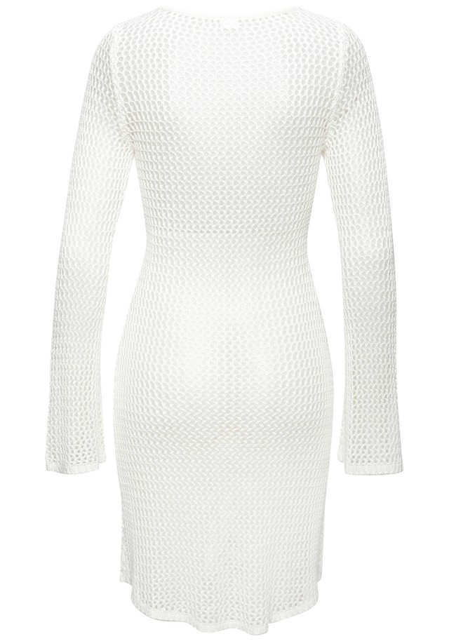 LASCANA Strickkleid mit langen Ärmeln, modisches Strandkleid