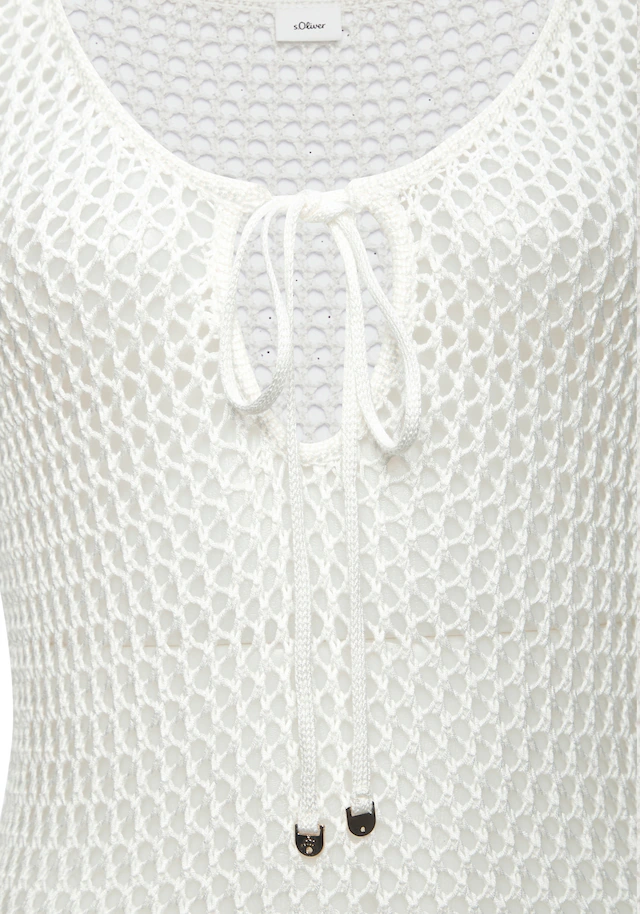 LASCANA Strickkleid mit langen Ärmeln, modisches Strandkleid