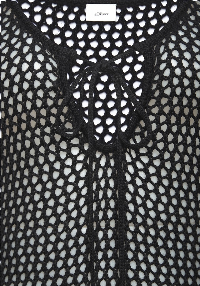 LASCANA Strickkleid mit langen Ärmeln, modisches Strandkleid