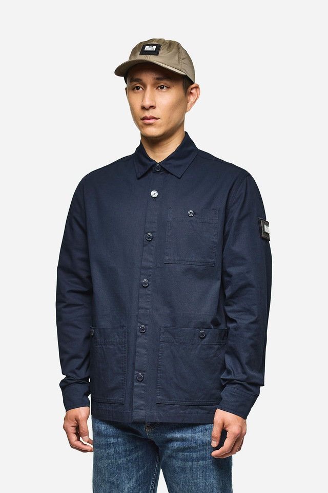 Weekend Offender Kurzarmshirt »HYNDE OVERSHIRT. Herren« Überhemd Herren, leichte Hemdjacke, Sportjacke, Jackenhemd, Sale