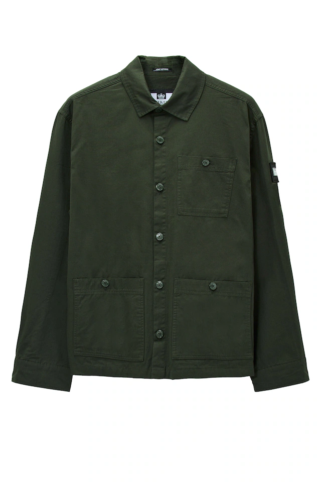 Weekend Offender Kurzarmshirt »HYNDE OVERSHIRT. Herren« Überhemd Herren, leichte Hemdjacke, Sportjacke, Jackenhemd, Sale