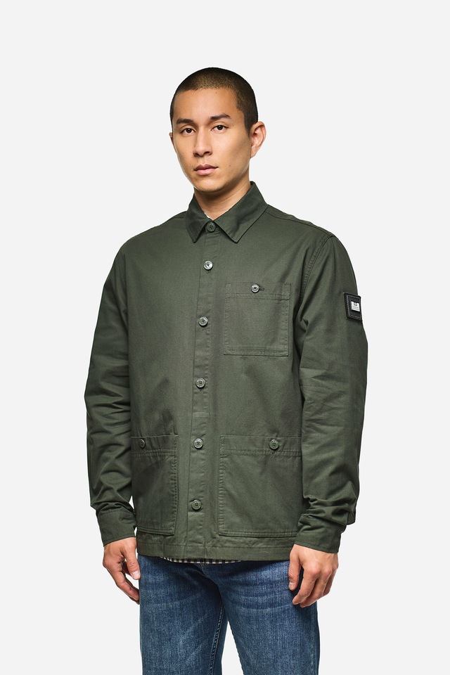 Weekend Offender Kurzarmshirt »HYNDE OVERSHIRT. Herren« Überhemd Herren, leichte Hemdjacke, Sportjacke, Jackenhemd, Sale