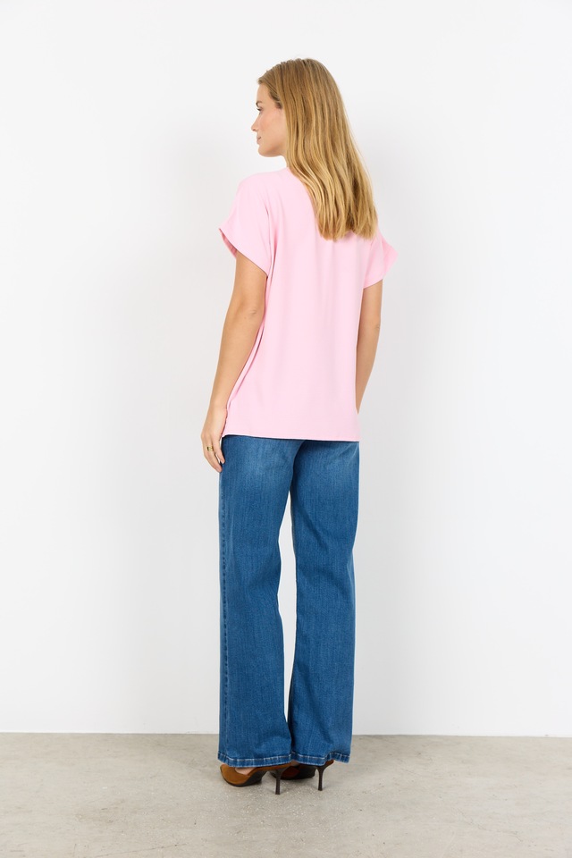 soyaconcept Shirtbluse »SC-CATH 1« normale Passform, mit V-Ausschnitt, aus pflegeleichter Kunstfaser
