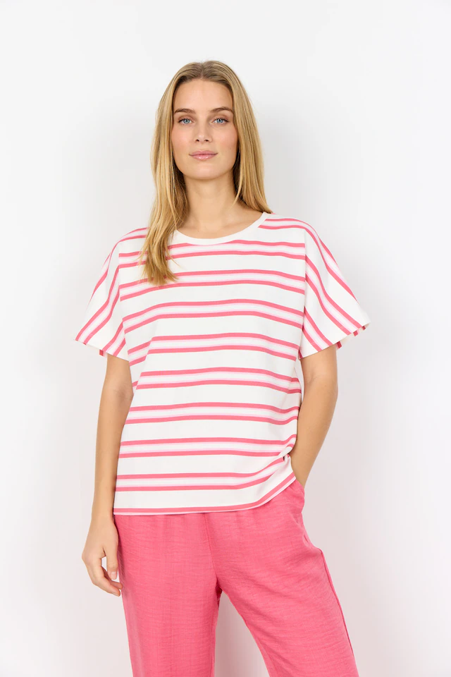 soyaconcept T-Shirt »SC-BARNI 50« aus Viskosemischung mit Modal, Polyester und Elasthan