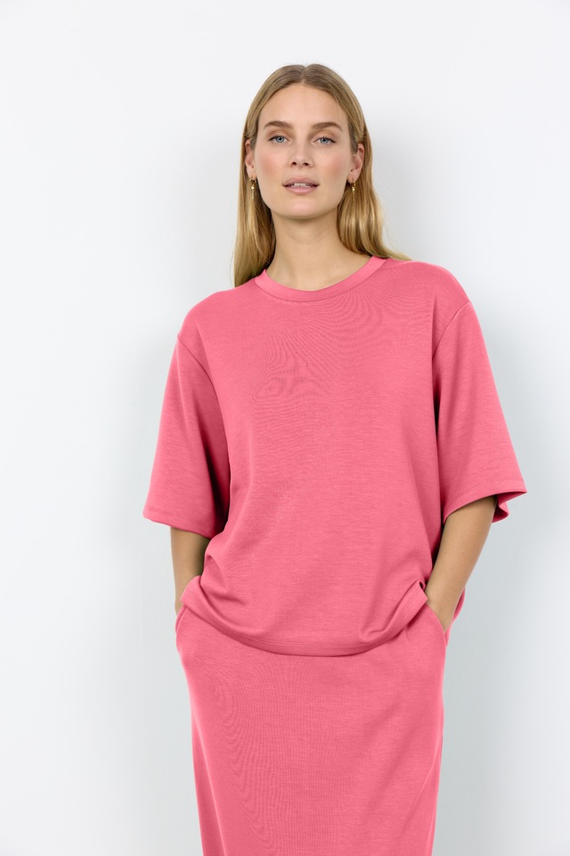 soyaconcept Rundhalsshirt »SC-BANU 231« aus Viskosemischung mit Modal, Polyester und Elasthan, pflegeleicht
