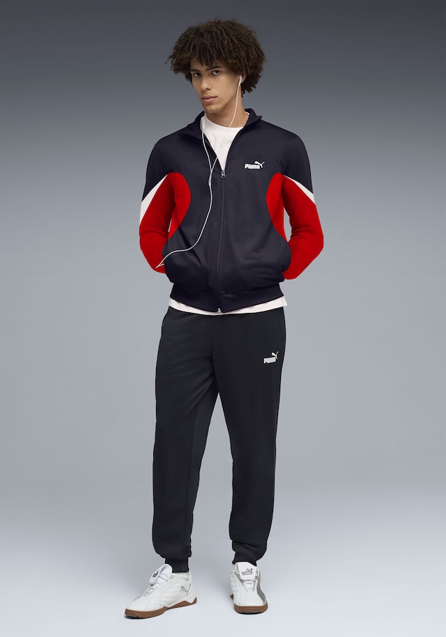 PUMA Trainingsanzug »ESS BLOCK POLY SUIT« 2 tlg. für entspannte Tage, für vielseitige Aktivitäten