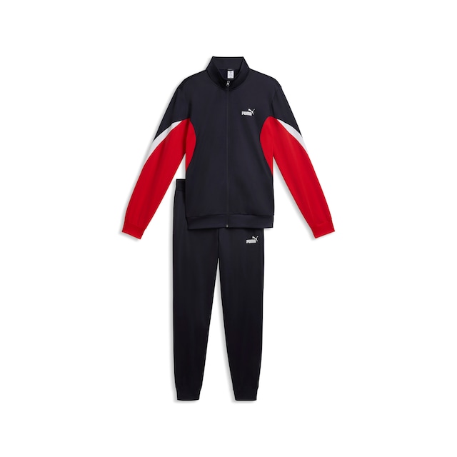 PUMA Trainingsanzug »ESS BLOCK POLY SUIT« 2 tlg. für entspannte Tage, für vielseitige Aktivitäten