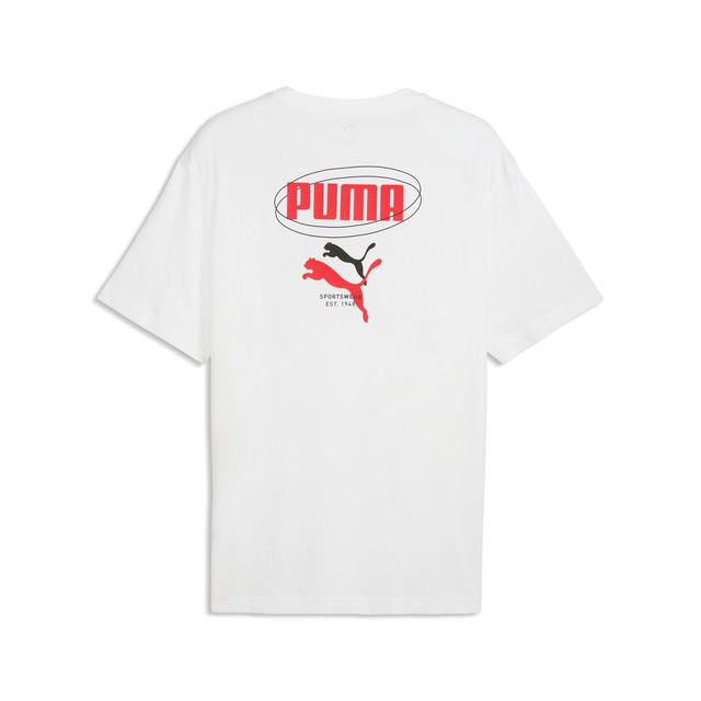 PUMA T-Shirt »ESS LOGO LAB RELAXED STORY 1 TEE« lockere Passform, Kurzarm, Rundhalsausschnitt, sportlicher Stil
