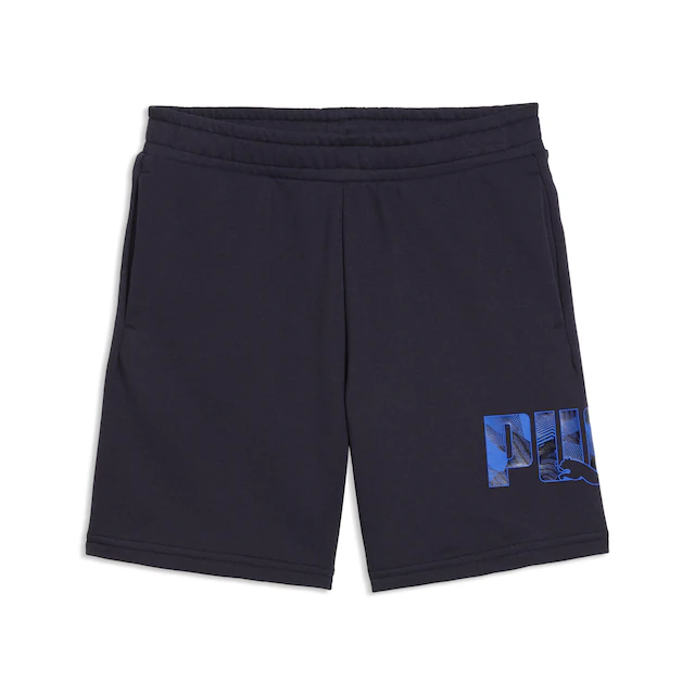 PUMA Trainingsshorts »ESS LOGO LAB STORY 2 SHORTS TR B« mit Eingrifftaschen, Regular Fit, sportlicher Stil, für Jugendliche
