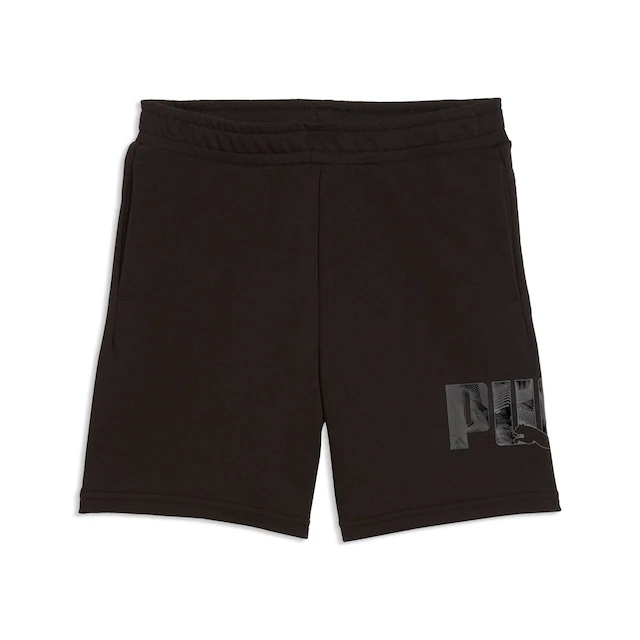 PUMA Trainingsshorts »ESS LOGO LAB STORY 2 SHORTS TR B« mit Eingrifftaschen, Regular Fit, sportlicher Stil, für Jugendliche
