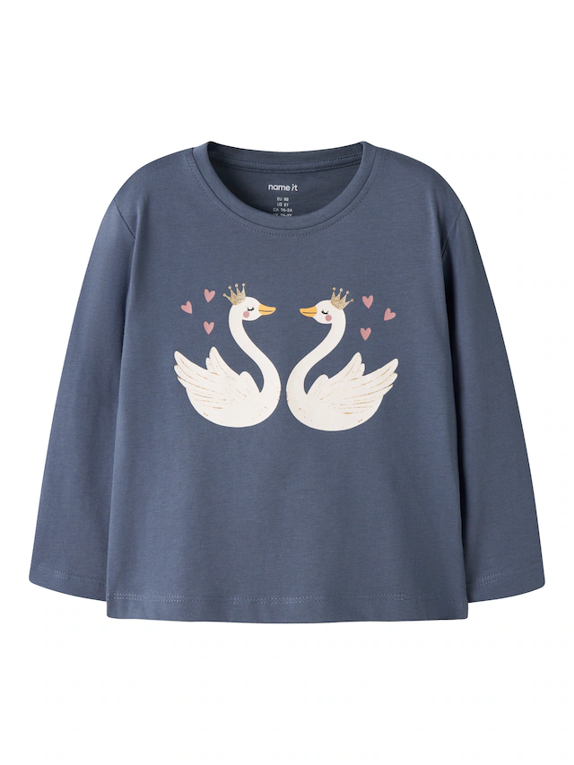Name It Langarmshirt »NMFVEEN LS NREG TOP« Baumwolle, regular fit